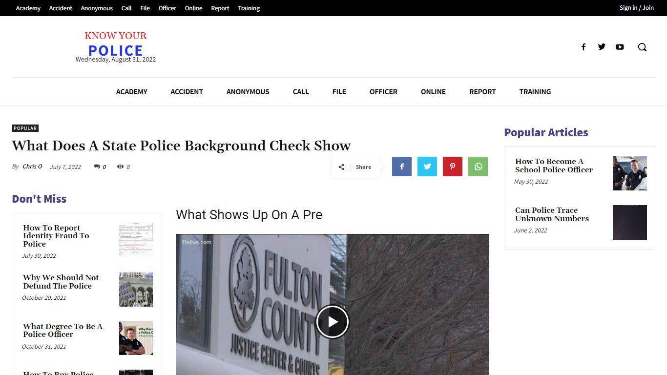 What Does A State Police Background Check Show